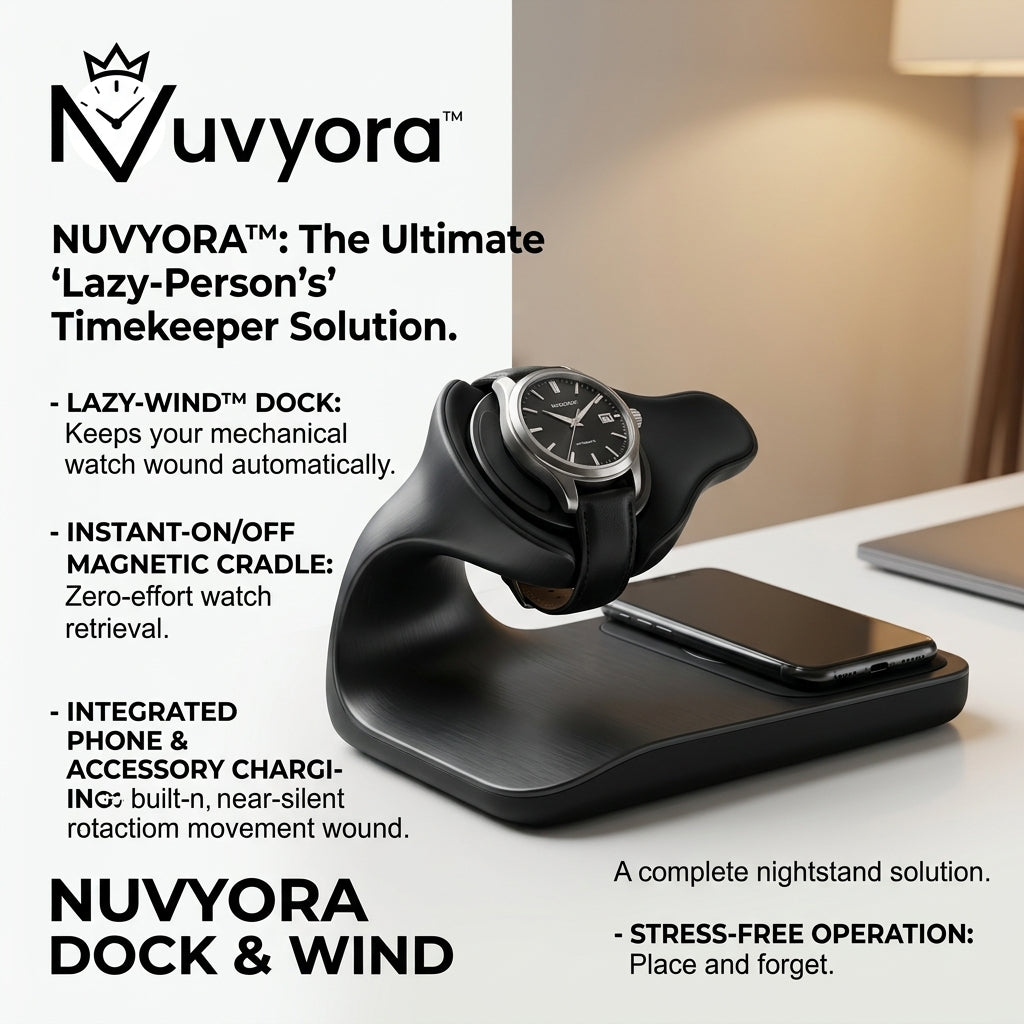 Nuvyora™ Chrono-Pod Luxury Watch Care System