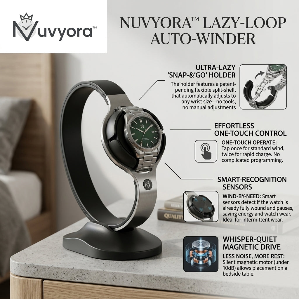 NUVYORA™ Lazy-Loop Auto-Winder